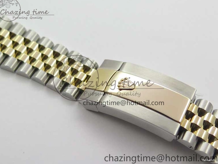 Best Bracelet Dial WWF Stick 126333 Edition 41 Makers YG Jubilee DateJust Wrapped Gold Wrapped SS SS A2836 on YG 0410